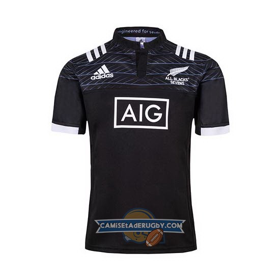 Camiseta Nueva Zelandia All Blacks 7s Rugby 2019 Local